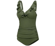 AQUA SPEED Women's Lydia Swimsuit Khaki