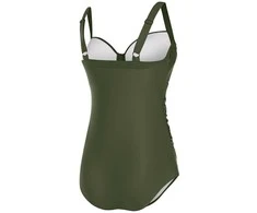 AQUA SPEED Women's Olivia Swimsuit Khaki
