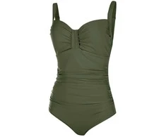 AQUA SPEED Women's Olivia Swimsuit Khaki