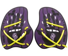 ARENA Vortex Evolution Hand Paddles Plum/Artic Lime