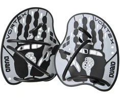 ARENA Vortex Evolution Hand Paddles Sidabrinis/Juodas