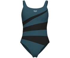 ARENA Women's Isabella Wing Back Swimsuit Mangrove/ Night Pilkas