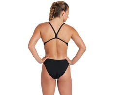 ARENA Women's Team Swimsuit Challenge Back Solid Juodas
