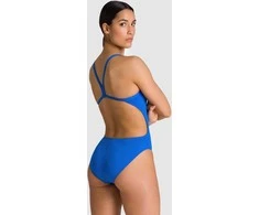 ARENA Women's Team Swimsuit Challenge Back Solid Royal