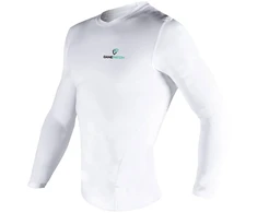 GAMEPATCH Compression Shirt Long Sleeves Baltas