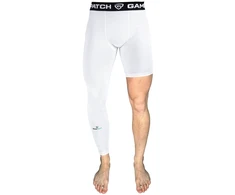 GAMEPATCH Single Leg Tights Baltas (Right)