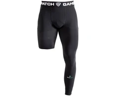 GAMEPATCH Single Leg Tights Juodas (Left)