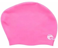 LATSWIM Long Hair Silicone Swim Cap Juodas