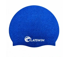 LATSWIM Recycled Silicone Swim Cap Mėlyna/Baltas