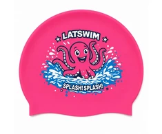 LATSWIM Silicone Swim Cap Splash! Splash!