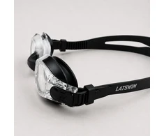 LATSWIM Splash! Juodas/Baltas Kids Swim Goggles
