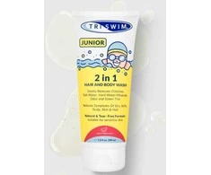 TRISWIM Chlorine Removing Hair &amp; Kūno prausiklis For Kids Sweet Watermelon (251ml)