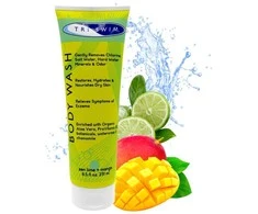 TRISWIM Chlorine Removing Kūno prausiklis For Swimmers Lime Mango (251ml)
