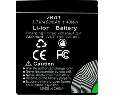 AGFA AGFAPHOTO ZK01 ličio jonų akumuliatorius 3,7 V 400 mAh 1,48 Wh