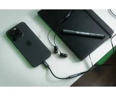 Laidas adapteris D-FRUIT DF126, USB-C - 3,5 mm, juodos sp.