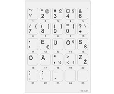 Kolm Lovi Minipicto klaviatūra sticker KB-EU-01GRY, pilkas/juodas