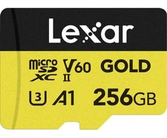 Atminties kortelė LEXAR MICROSD GOLD UHS-II, R280/W100 C10/A1/U3 (V60) 256 GB