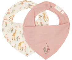 Little Dutch Bandana Bib set of 2 `Blooming Safari´