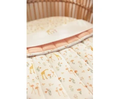 Little Dutch Bassinet Blanket quilted `Blooming Safari´ 70×100 cm