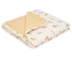 Little Dutch Bassinet Blanket quilted `Safari Leo´ 70×100 cm