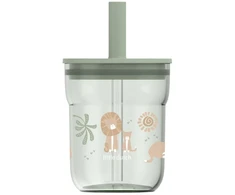 Little Dutch Children’s Glass with Straw ´Safari Friends´ 250 ml