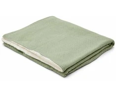 Little Dutch Cot blanket knitted `Pure Sage´ 110×140 cm