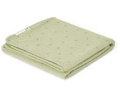 Little Dutch Cot blanket `Pure Sage Leaves´ 110×140 cm