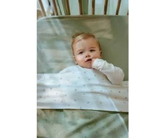 Little Dutch Cot blanket `Pure Sage Leaves´ 110×140 cm
