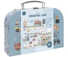 Little Dutch Creativity Suitcase ´Jim &amp; Vehicles´
