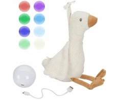 Little Dutch Pliušinė žąsis su šviesa ir garsu ´Newborn Naturals´