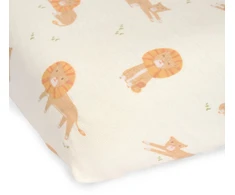 Little Dutch Fitted Cot Sheet `Safari Leo´ 60 x 120 cm