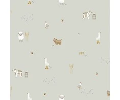 Little Dutch Fleece Wallpaper ´Little Farm´