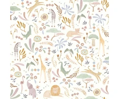 Little Dutch Fleece Wallpaper ´Safari Wonders´