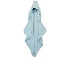 Little Dutch Hooded Rankšluostis ´Pure Denim Mėlyna` 75x75 cm