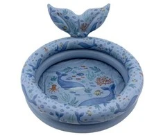 Little Dutch Inflatable swimming pool with whale tail ´Ocean World´ 80 cm
