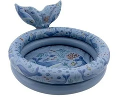 Little Dutch Inflatable swimming pool with whale tail ´Ocean World´ 80 cm