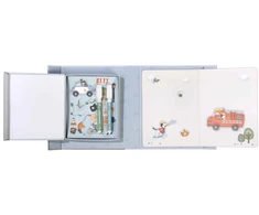 Little Dutch Magnet &amp; Draw Set ´Jim &amp; Vehicles´