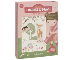 Little Dutch Magnet &amp; Draw Set ´Rosa &amp; Fairy Garden´