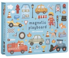 Little Dutch Magnetic Play Board ´Jim &amp; Vehicles´ FSC