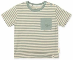 Little Dutch Marškiniai trumpomis rankovėmis ´Forest Žalias Stripe´ - 80