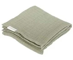 Little Dutch Otulacz muślinowy 120 x 120 cm Olive TE51914025
