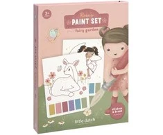 Little Dutch Vanduo Paint Set ´Rosa &amp; Fairy Garden´