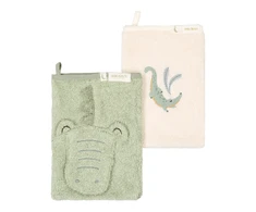 Little Dutch Washcloths Set Crocodile ´Safari Leo`