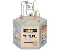 Little Dutch Wooden Activity Cube Hexagon shape ´Safari Friends´ FSC