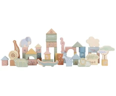 Little Dutch Wooden Building Blocks `Safari Friends´ FSC