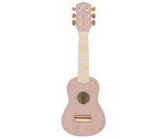 Little Dutch Wooden Guitar ´Safari Friends Rožinė´ FSC