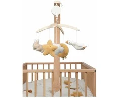 Little Dutch Medinė muzikinė karuselė ´Newborn Naturals´