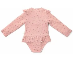 Pink Rožinė Little Dutch Maudymosi kostiumėlis ilgomis rankovėmis ´Sunny Flowers Rožinė´ - 86/92