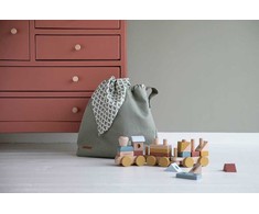 Playpen toy bag Pure Olive