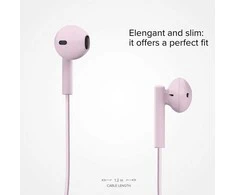 SBS Studio Mix 65c pusiau į ausis įdedamos ausinės su USB-C jungtimi, rožinės - Ausinės su mikrofonu